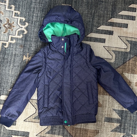 Cat & Jack Quilted Jacket, Removable Sleeves - Picture 1 of 3